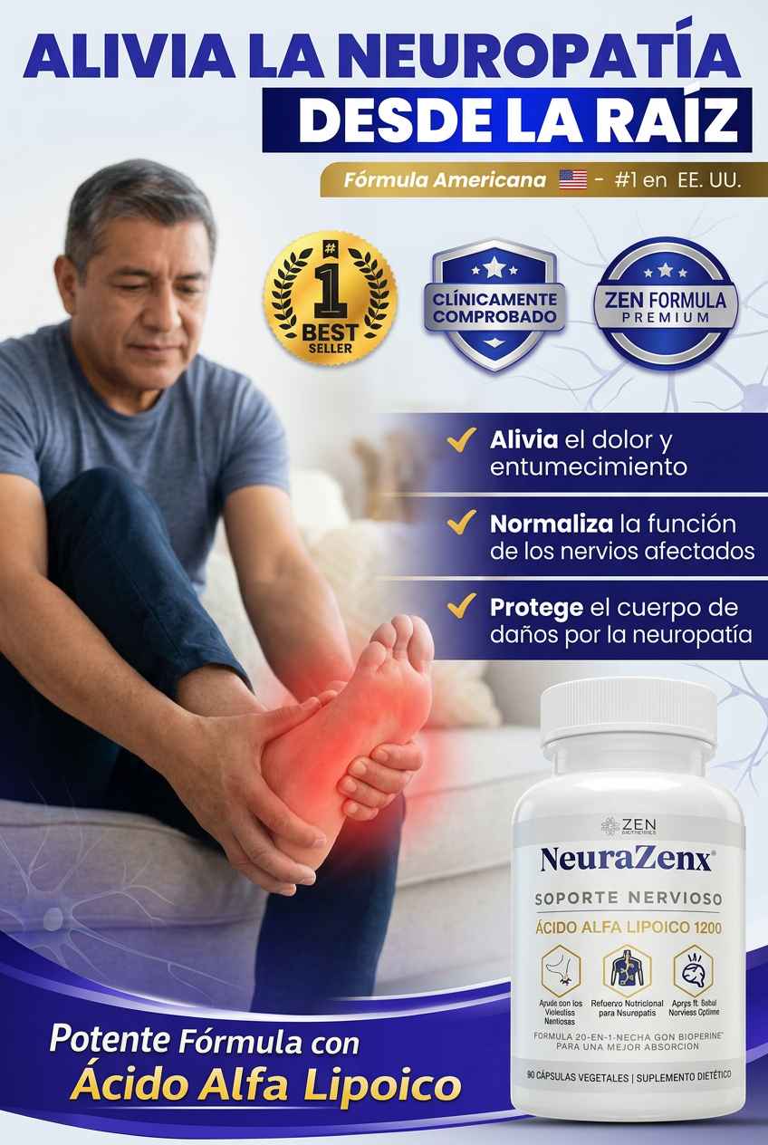 NeuraZenX® – Fórmula avanzada para reparar el nervio y aliviar la neuropatía
